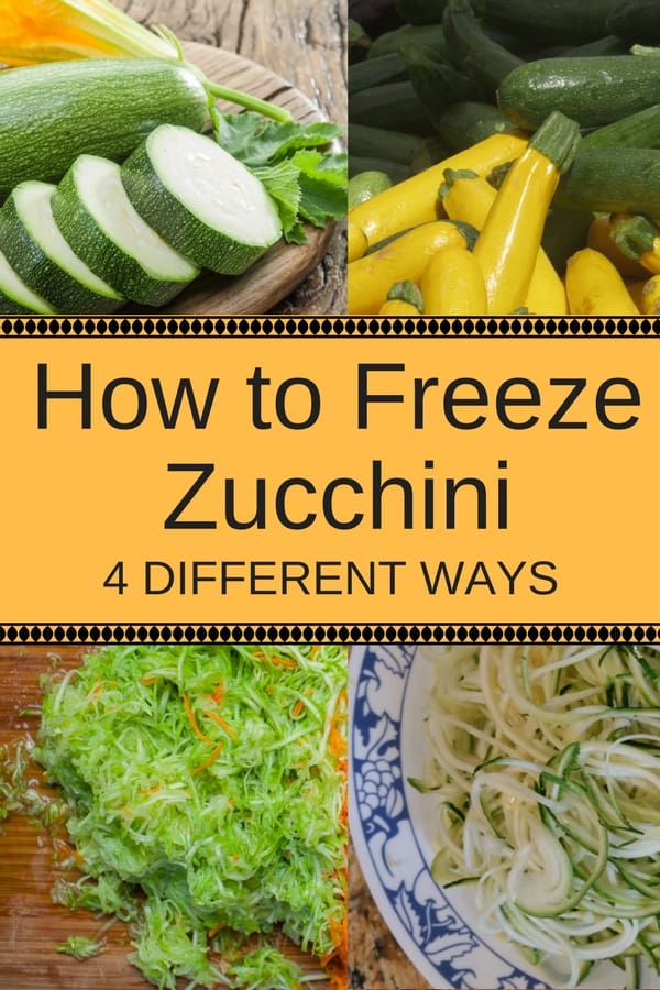 can you freeze zucchini